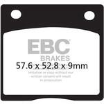 UK製ケブラー オーガニックFAシリーズ ブレーキパッド リア右側用 EBC Brakes (イービーシーブレーキ)