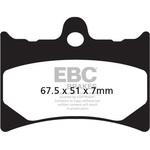 R シリーズ Heavy Duty シンタリング ブレーキパッド フロント右側用 EBC Brakes (イービーシーブレーキ)