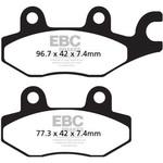 MXS165 MXS オフロード Raceシンタリング パッド フロント右側用 EBC Brakes (イービーシーブレーキ)