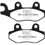 カーボン TT パッド Enduro/MX バイク フロント右側用 EBC Brakes (イービーシーブレーキ)