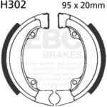 Plain モーターサイクル リプレイスメント ブレーキシューズ リア左側用 EBC Brakes (イービーシーブレーキ)