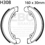 Plain モーターサイクル リプレイスメント ブレーキシューズ フロント左側用 EBC Brakes (イービーシーブレーキ)