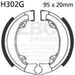 モーターサイクル 溝付き リプレイスメント ブレーキシューズ リア左側用 EBC Brakes (イービーシーブレーキ)