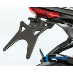 NHO.019.DSS7G.K カーボンパーツ ナンバープレートホルダー ショート グロスカーボン - Ducati Supersport 939 ILMBERGER (イルムバーガーカーボンパーツ)