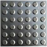 J2540-DO ステンレス点字タイル 点状突起 セーフラン安全用品