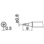 EA304AL-15 直径0．8mm交換用こて先(EA304AL用) エスコ