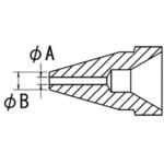 EA323MA-11 直径0．6/直径1．5mm交換用ノズル(EA323MA-1用) エスコ