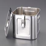 ESCO 270x270x270mm フタ付深型ボックス(ステンレス製) EA508SC-160