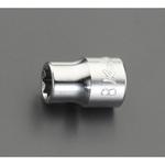 EA618BW-80 3/8”sqx8mm[2重4角]ソケット エスコ