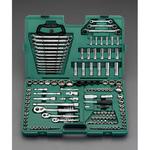 EA687DC-1 1/4”・3/8”・1/2”sqソケットレンチセット エスコ