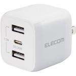 MPA-ACCP4032WH USB Type-C 充電器 PD対応 合計出力32W Type C×1 USB A×2 折りたたみプラグ 小型 軽量 エレコム