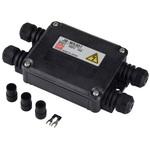 EA940CX-7BA 7極(300V/15A)端子台付中継ボックス(黒) エスコ