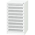 EA955AD-6A 580x620x1000mm/9段ツールキャビネット(軽量用) エスコ