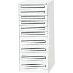 EA955AD-8A 580x620x1300mm/10段ツールキャビネット(軽量用) エスコ