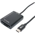 USR-CSD2/BK SD microSDカードリーダ Type-C 70cm MCO