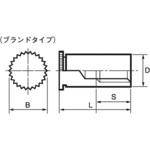 クリンチングスペーサーブラインドタイプFKSB(ステンレス)(小箱) ファブエース