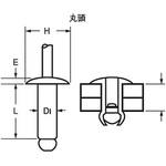 ステンレス - ステンレスブラインドリベットSTST(生地)(小箱) 友渕製作所