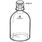 二重栓エーテル瓶 GSK 茶 桐山製作所