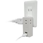 TPP500-GR 電源タップ USB 2ポート TOPLAND