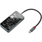 SD-CMULTI02-B Type-C マルチアダプター シースルー エアリア