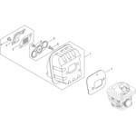 リコイルスタータ部品E2135S-3/8 新ダイワ