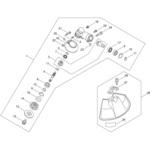 ギヤケース・安全カバー部品RM1036-2T 新ダイワ