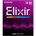 #11100 アコースティックギター弦 ミディアム POLYWEB Elixir(エリクサー)