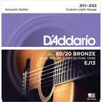 EJ13 アコ弦EJ13  C.Light 011-052 D'Addario