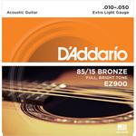 EZ900 アコ弦EZ900  85/15 Ex.Light 010-050 D'Addario