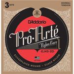 クラシック弦EJ45-3D  Silver/Clear/Normal D'Addario
