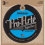 クラシック弦EJ46-3D  Silver/Clear/Hard D'Addario
