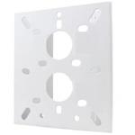 BS-KANPB-GO24 監視・ドームカメラポールマウントブラケット固定スタンド取り付け金具170x148mm【白】 bitstrong