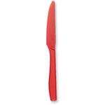 16cm 単袋 レッド プラスチックナイフ ホウケン産業