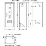 MY‐1 消火器警報機付10型スチール製消火器ボックス 1台 モリタ宮田