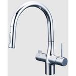 浄水器専用グースネックシングルレバー式混合栓(eレバー) KVK