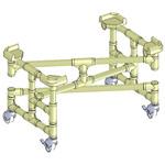NTC-35 イレクター製ネスティングカート 積載面高さ350mm 矢崎化工