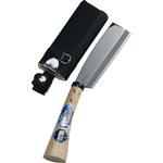 #07025 手打ヤスキ鋼付 サヤ付鉈 210mm 浅野木工所