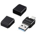 USB3.0 Type-A/microB対応 microSD専用スマホ向けカードリーダー/ライター BUFFALO(バッファロー)