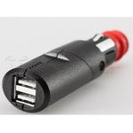 EMA.00.107.12200 ダブル USB パワーポート ユニバーサル plug Pivoting body 2 x 2，100 mA 12 V SW-MOTECH (エスダブリューモテック)