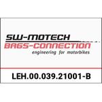LEH.00.039.21001/B バーバック Φ 22 mm ハンドルバー H=30 mm. バック 21 mm. ブラック SW-MOTECH (エスダブリューモテック)