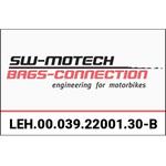 LEH.00.039.22001.30/B バーライザー Φ 22 mm ハンドルバー H=30 mm. ブラック SW-MOTECH (エスダブリューモテック)