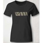 WER.BKL.010.M.10001 Tシャツ Legend Line. ブラック -レディース- サイズ M. SW-MOTECH (エスダブリューモテック)