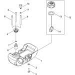 燃料タンク部品RM3025-GTD30 新ダイワ