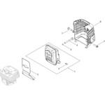 マフラ部品RM3027-2TD15 新ダイワ