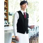 ベスト メンズ 襟なし オフィス 事務服 サーヴォ(旧:サンペックスイスト)