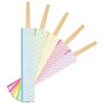 HANAシリーズ差し込み箸HANA三つ折 杉利久 100膳入り 九州紙工