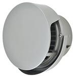 SUS製 丸形防風板付ベントキャップ 縦ギャラリ 網3M FD72度 覆い付 ワイド水切 メルコエアテクノロジー(旧:メルコエアテック)