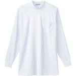 50128 長袖ローネックTシャツ(胸ポケット付き) 桑和