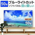 液晶保護フィルム 大型テレビ用保護パネル ブルーライトカット 光沢 メディアフューチャー