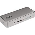 129N-USBC-KVM-DOCK ドッキングステーション/USB-C/KVM機能/デュアルモニター/4K60Hz DP/5x USBハブ/有線LAN/90W/45W PD/PC CPU切替器 StarTech.com